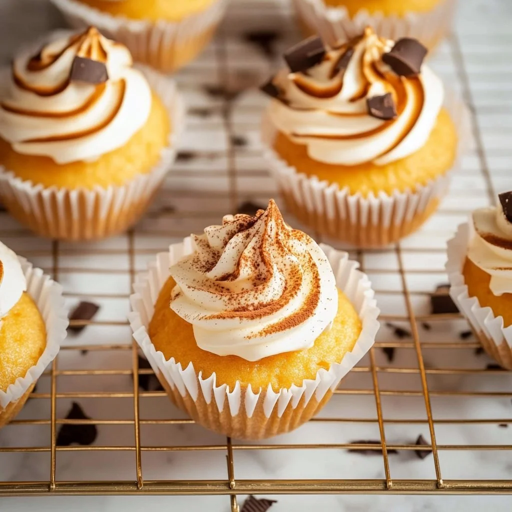 Mini Pumpkin S'mores Cheesecake Bites on a dessert platter