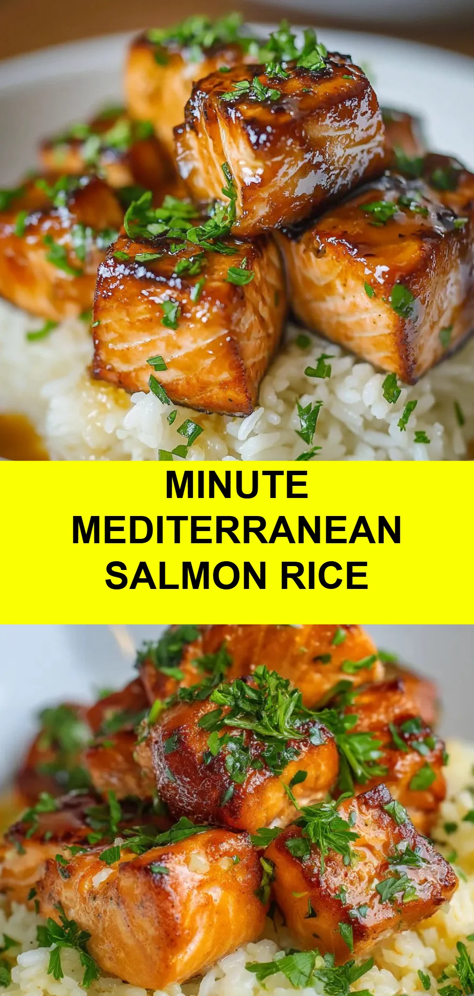 Minute Mediterranean Salmon Rice