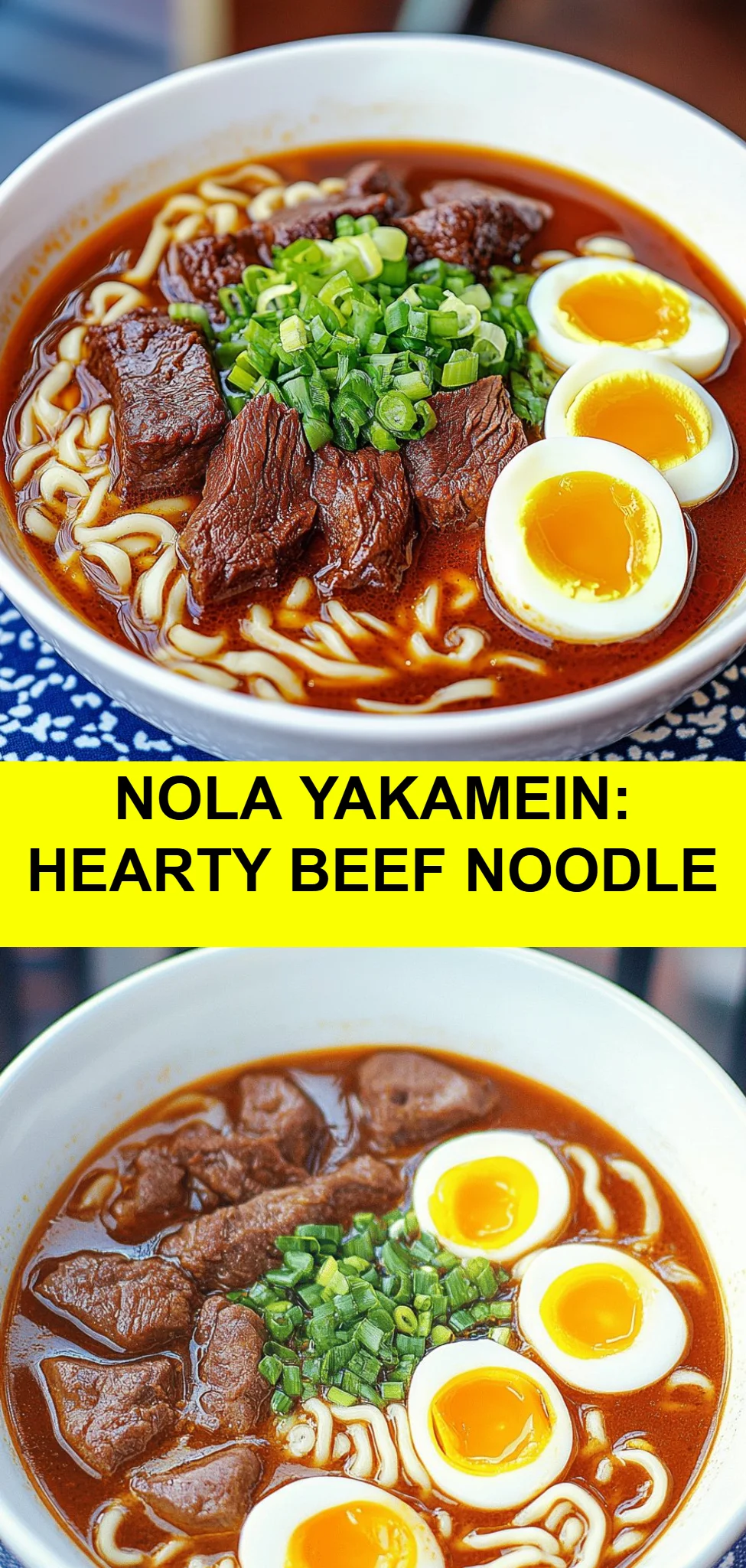 NOLA Yakamein: Hearty Beef Noodle
