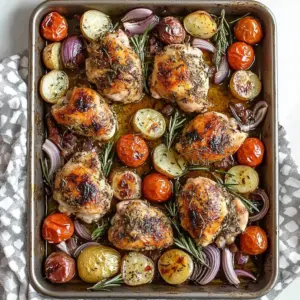 One-Pan Weeknight Dinner with colorful vegetables and protein in a skillet