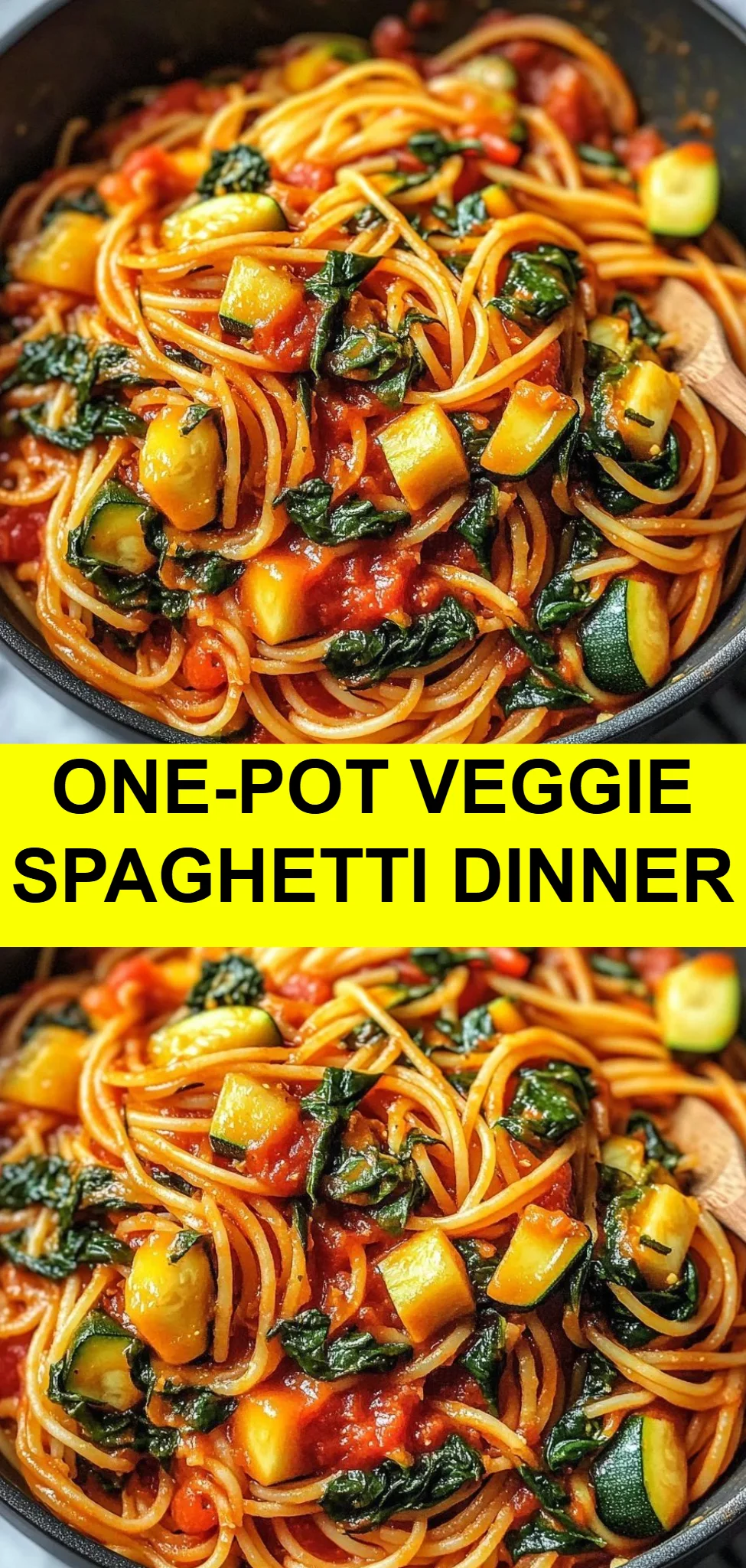 One-Pot Veggie Spaghetti Dinner