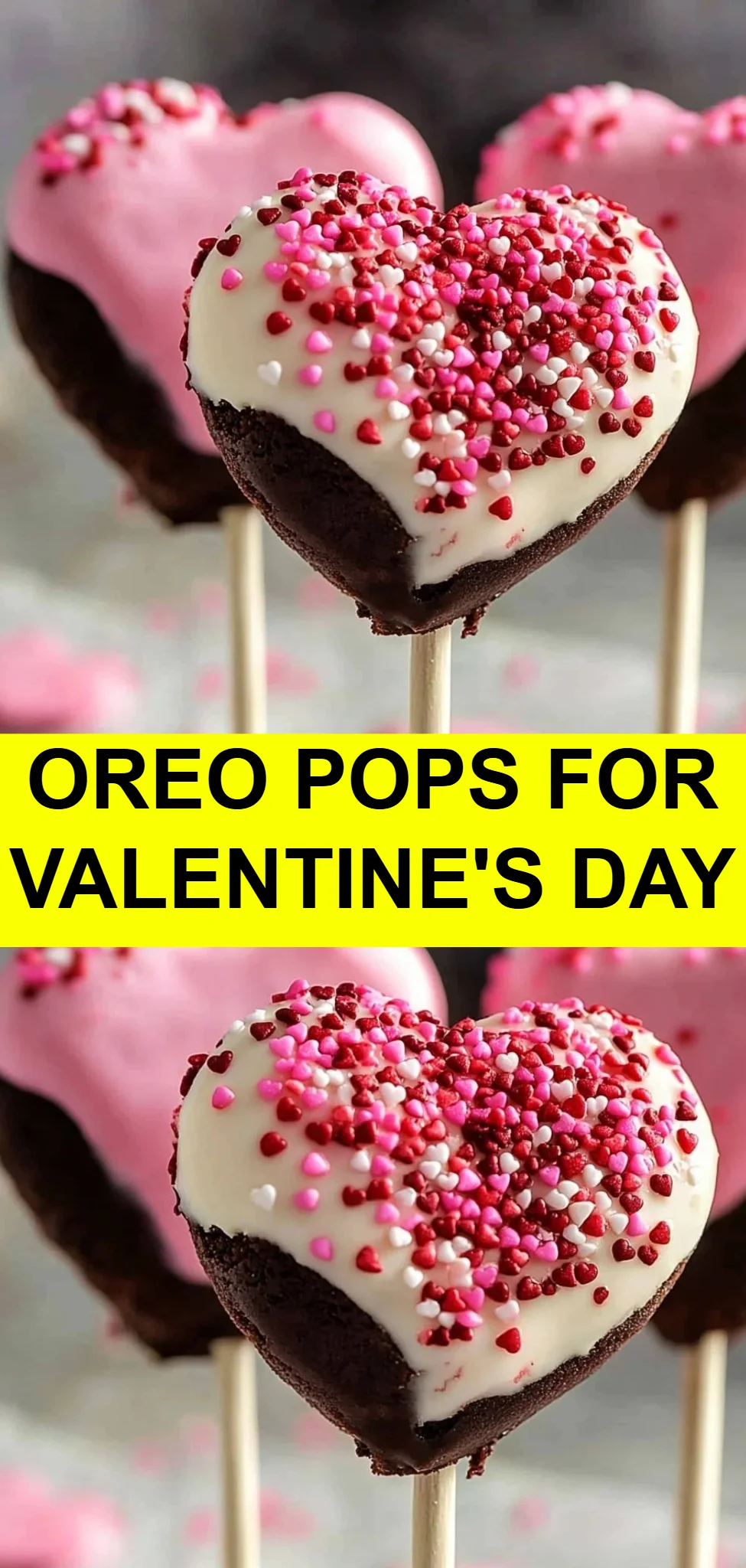 Oreo Pops for Valentine's Day
