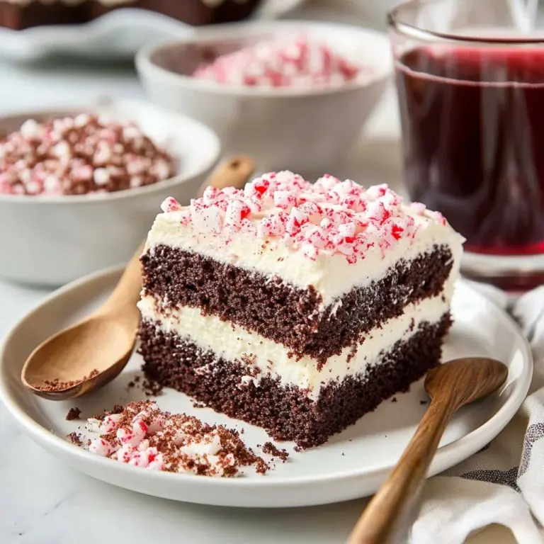 Delicious Peppermint Chocolate Cheesecake Cake garnished with chocolate shavings.