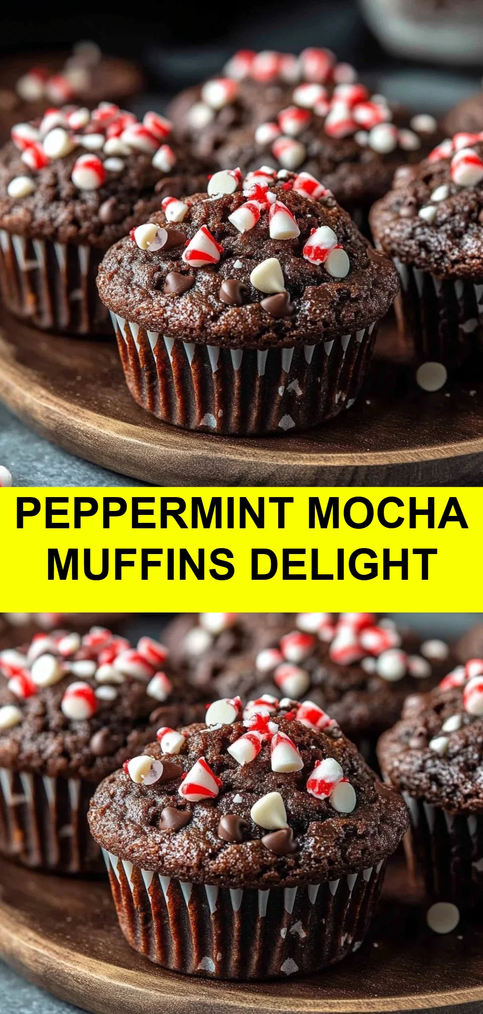 Peppermint Mocha Muffins Delight