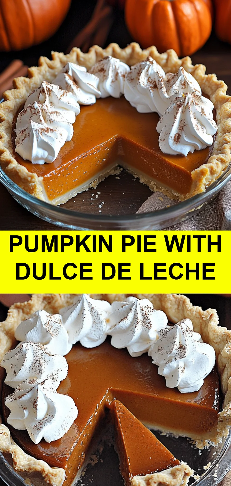 Pumpkin Pie with Dulce de Leche