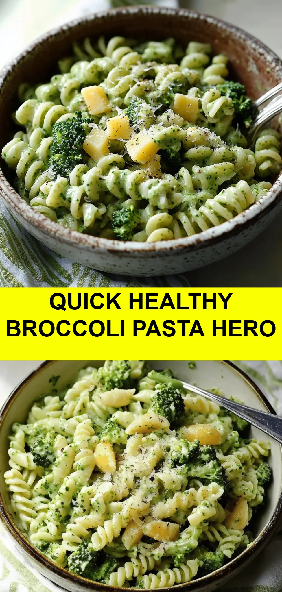 Quick Healthy Broccoli Pasta Hero