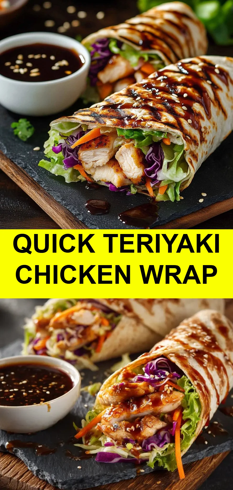 Quick Teriyaki Chicken Wrap
