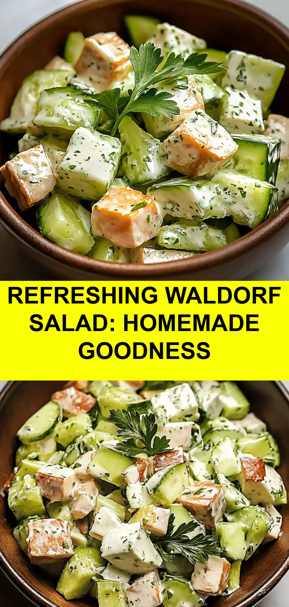 Refreshing Waldorf Salad: Homemade Goodness
