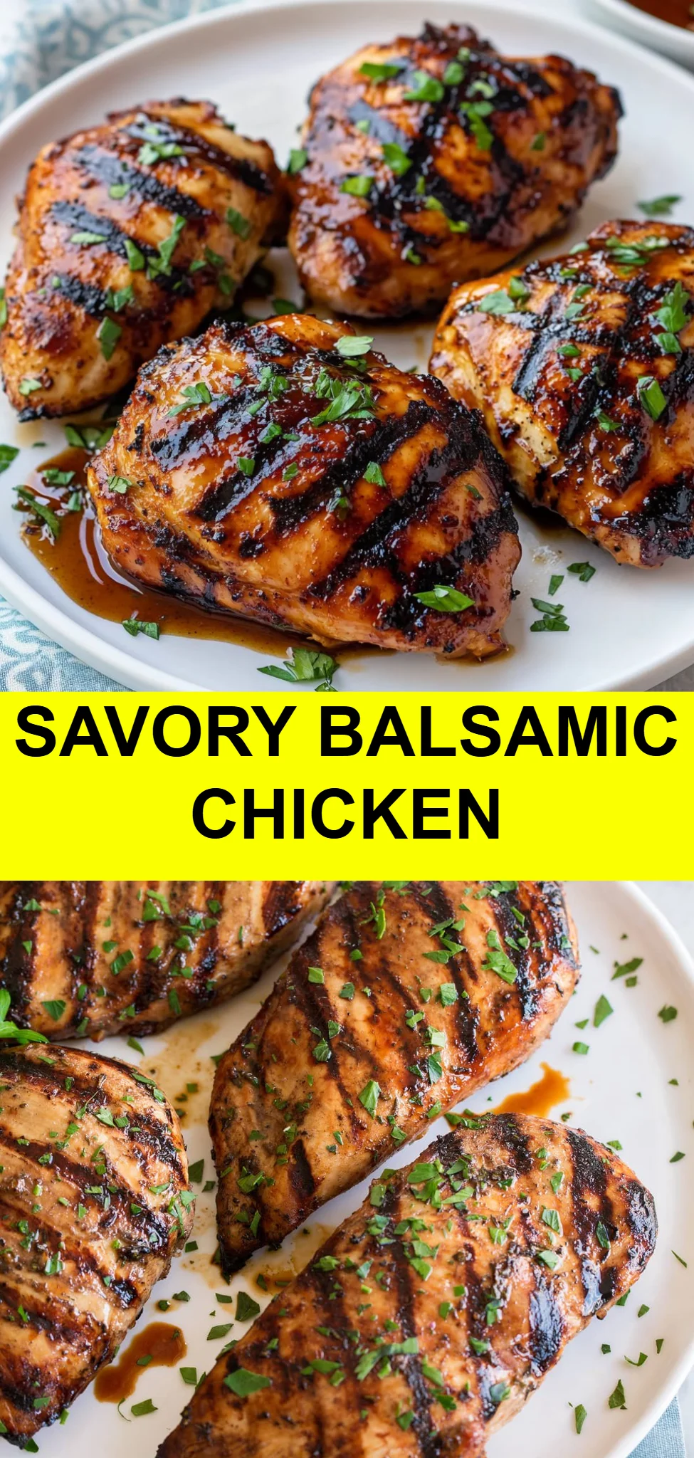 Savory Balsamic Chicken