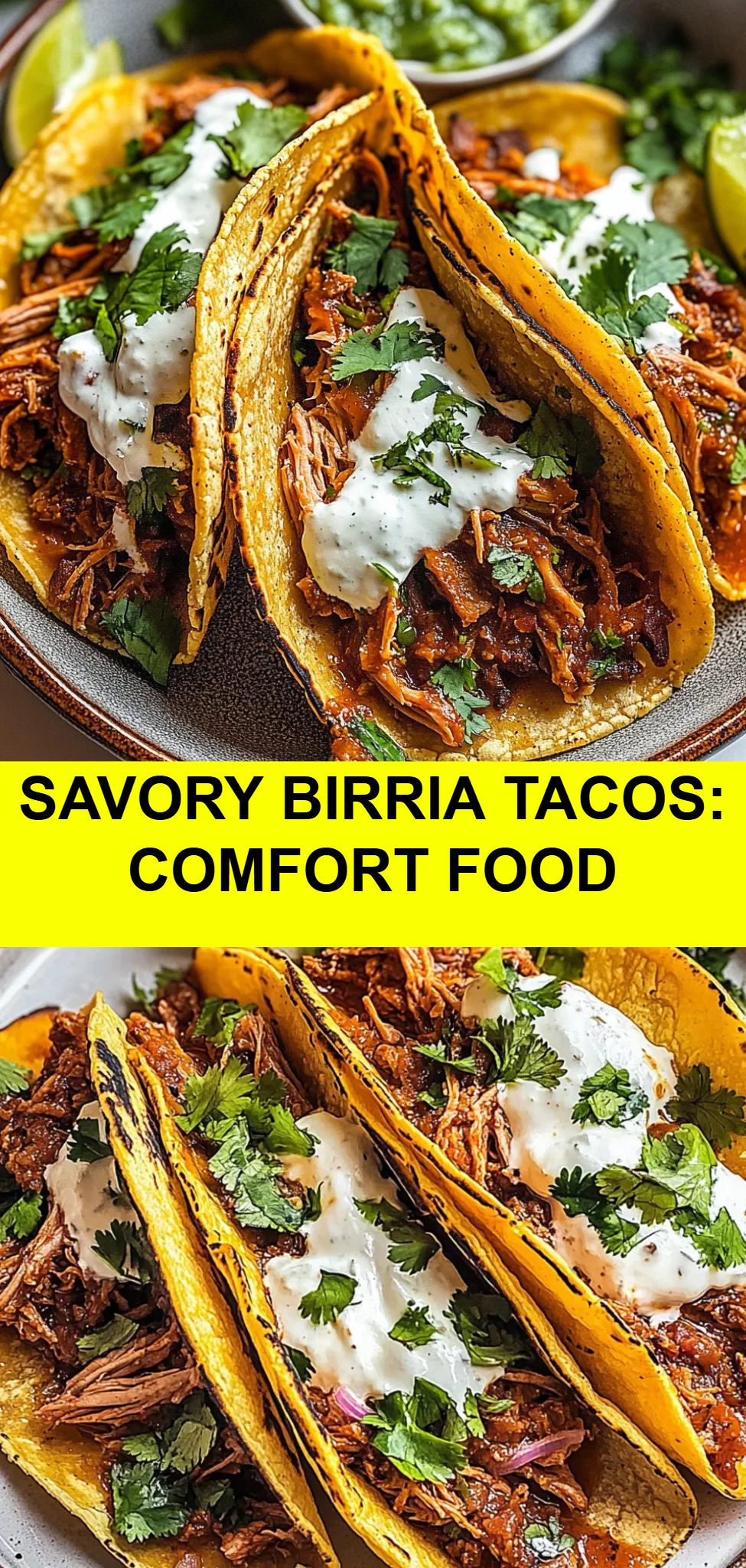 Savory Birria Tacos: Comfort Food