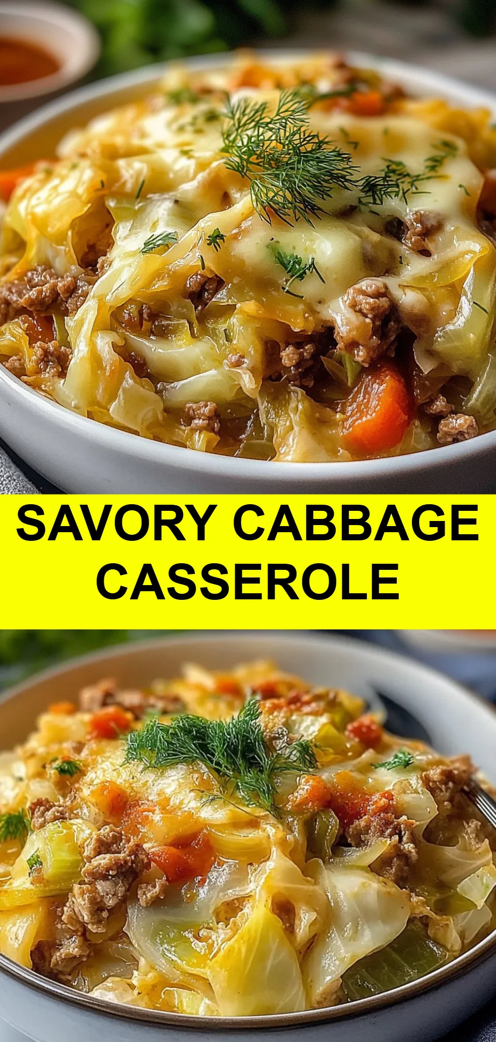 Savory Cabbage Casserole
