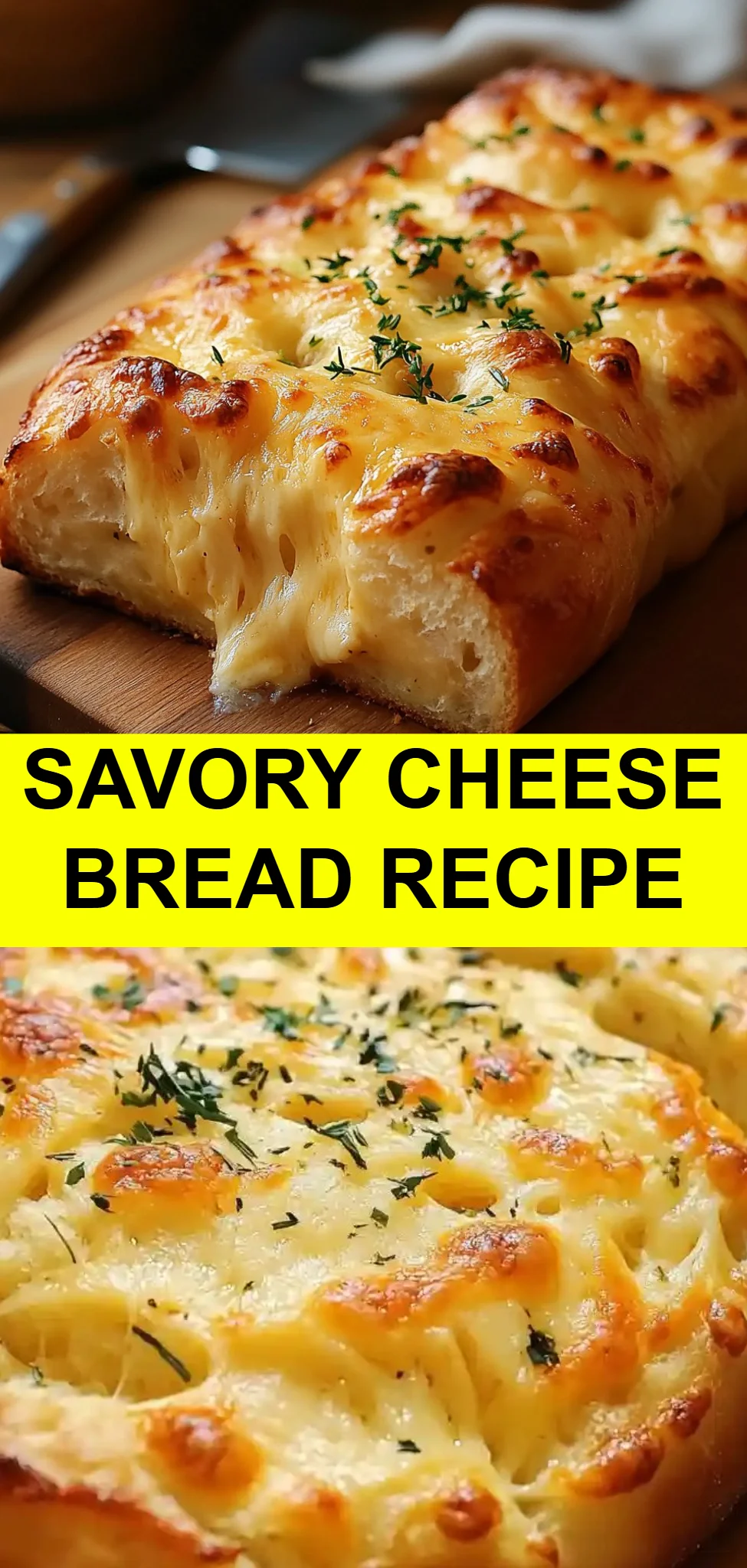 Savory Cheese Bread Recipe