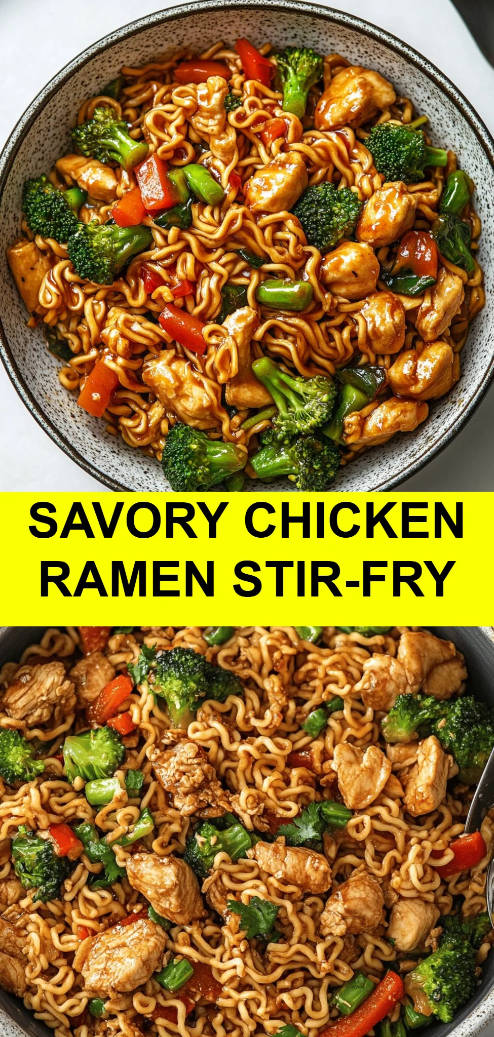 Savory Chicken Ramen Stir-Fry