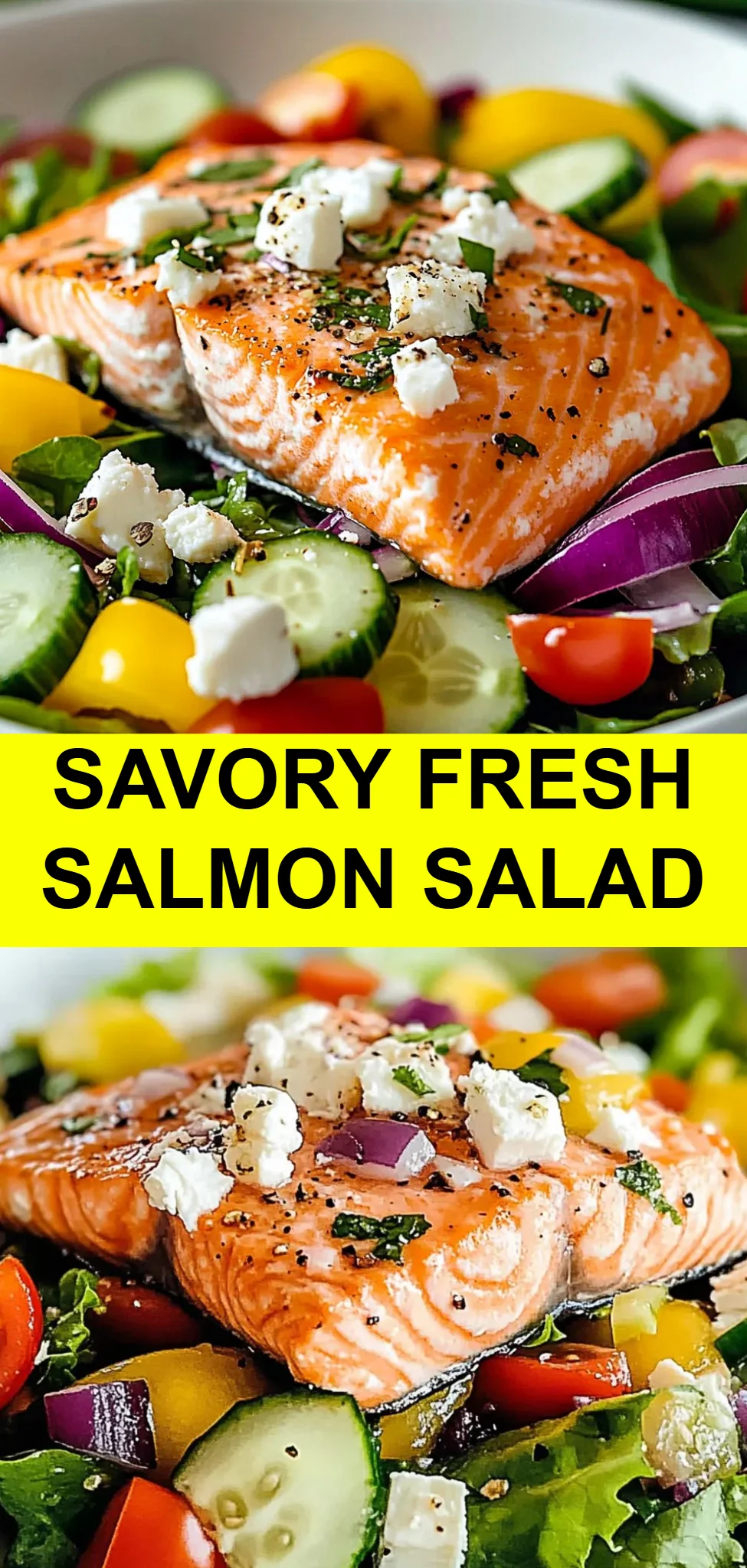 Savory Fresh Salmon Salad