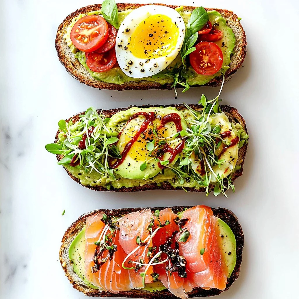 Plate of perfect avocado toast topped with radishes and herbs