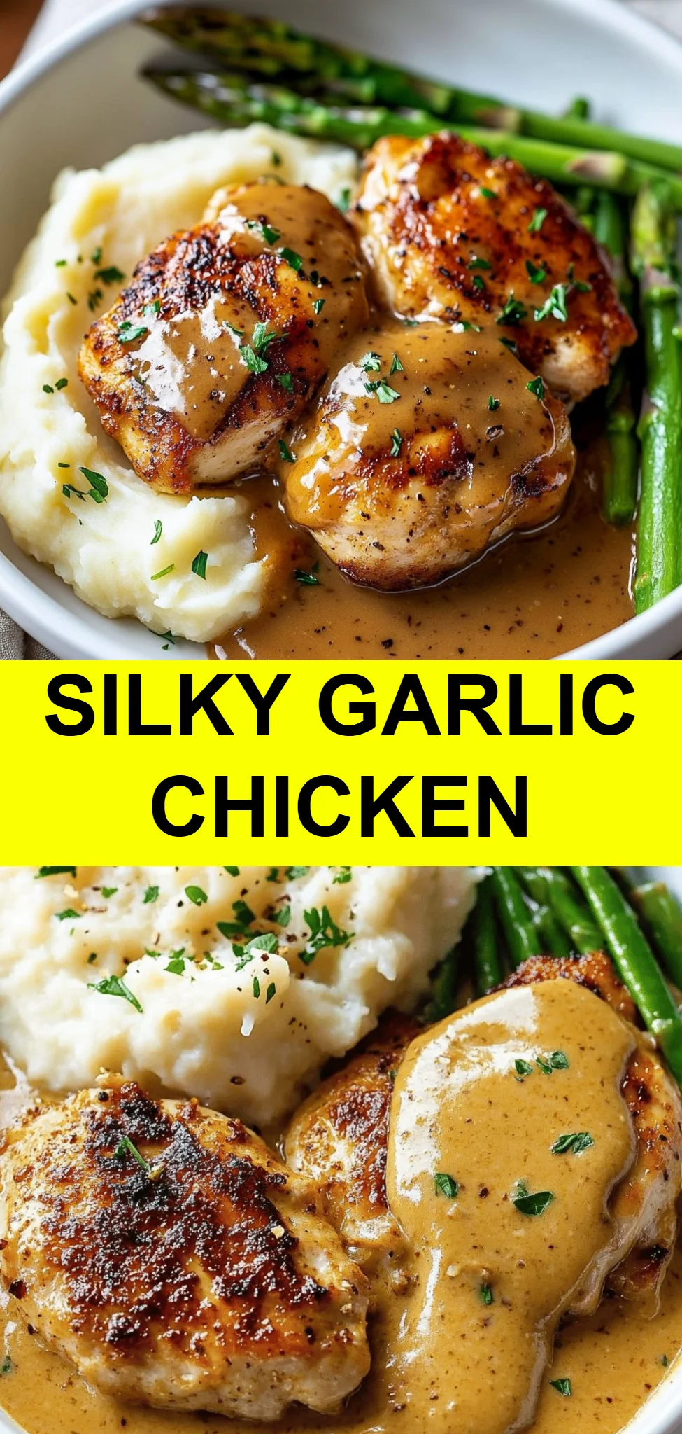 Silky Garlic Chicken