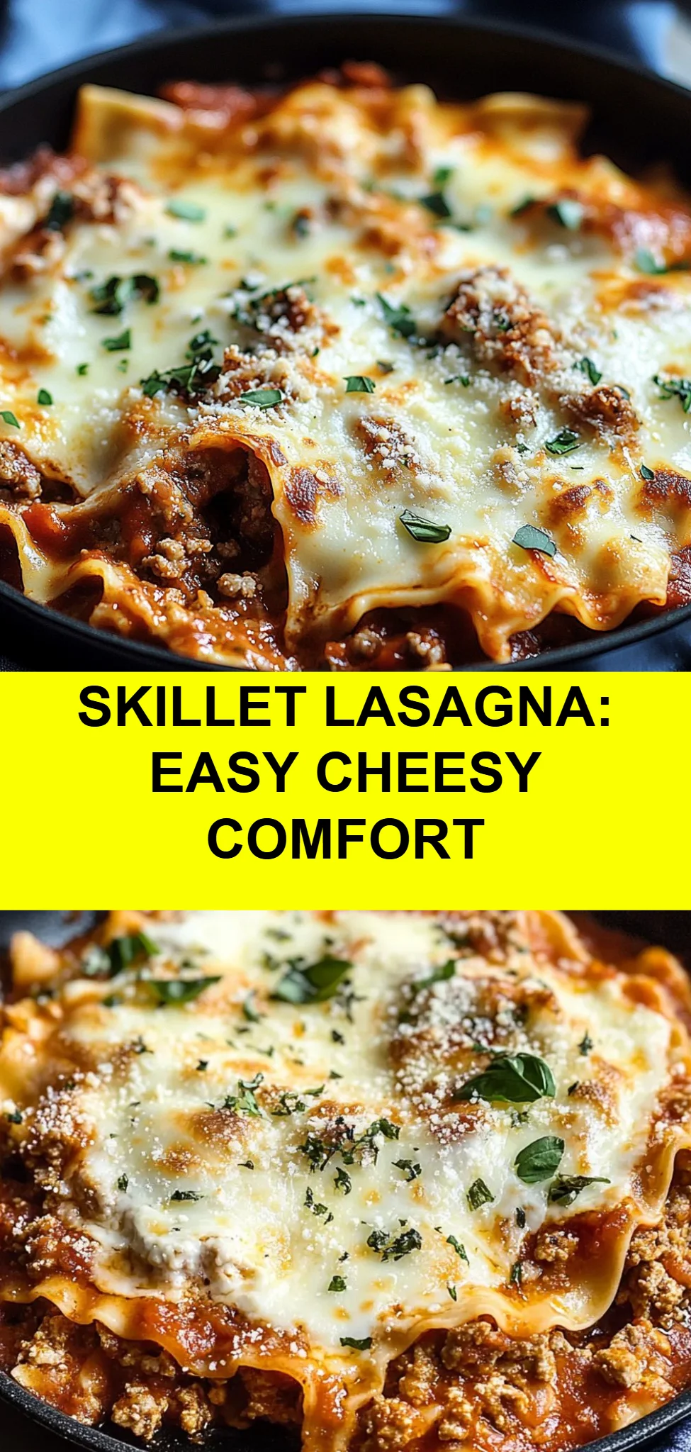 Skillet Lasagna: Easy Cheesy Comfort