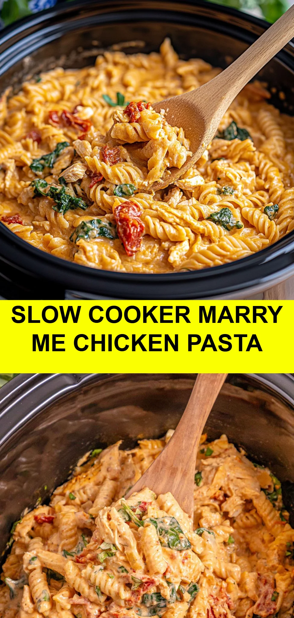 Slow Cooker Marry Me Chicken Pasta