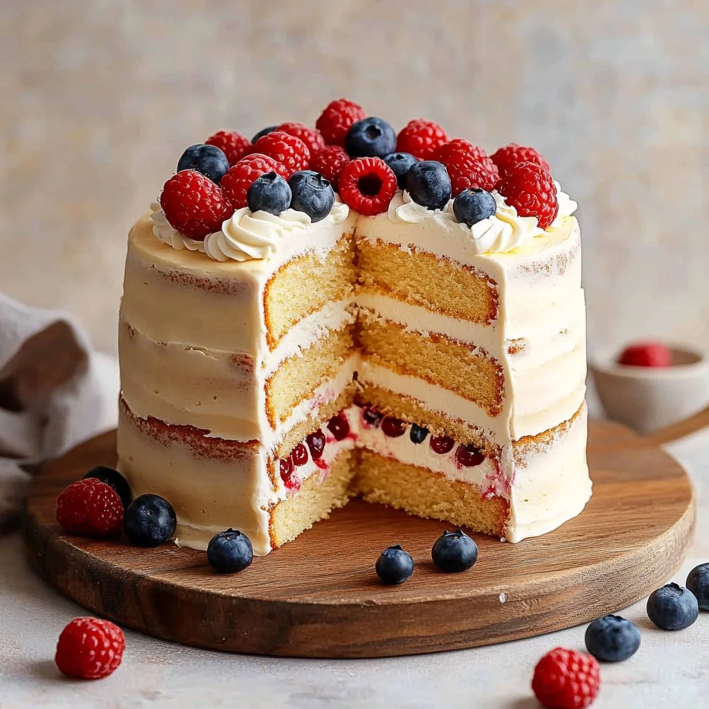Colorful smash cake for a baby's first birthday celebration
