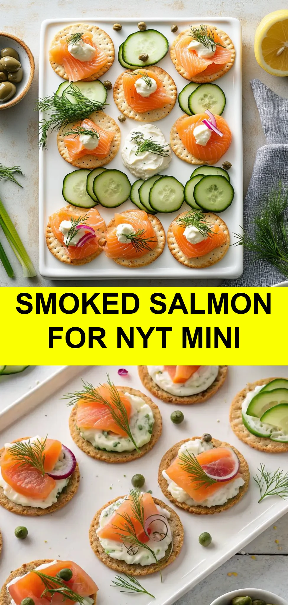 Smoked Salmon for NYT Mini