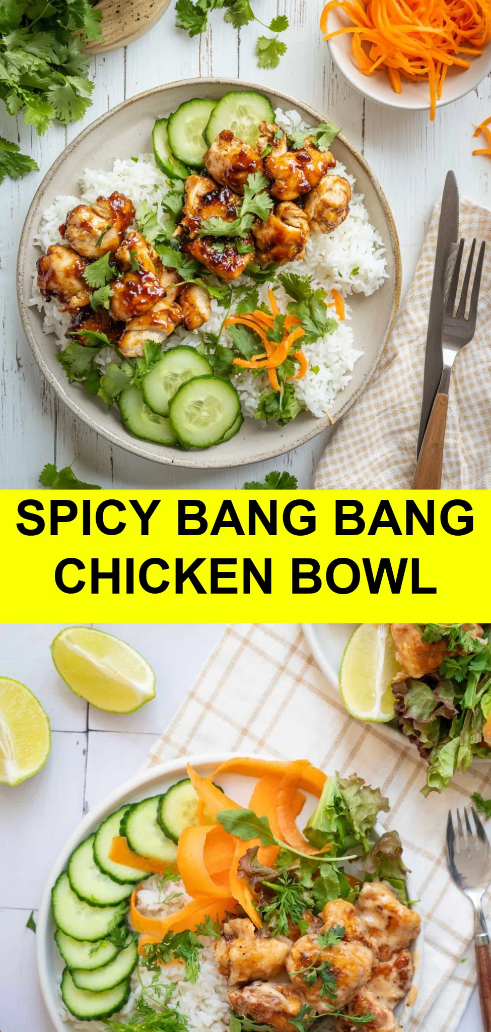 Spicy Bang Bang Chicken Bowl