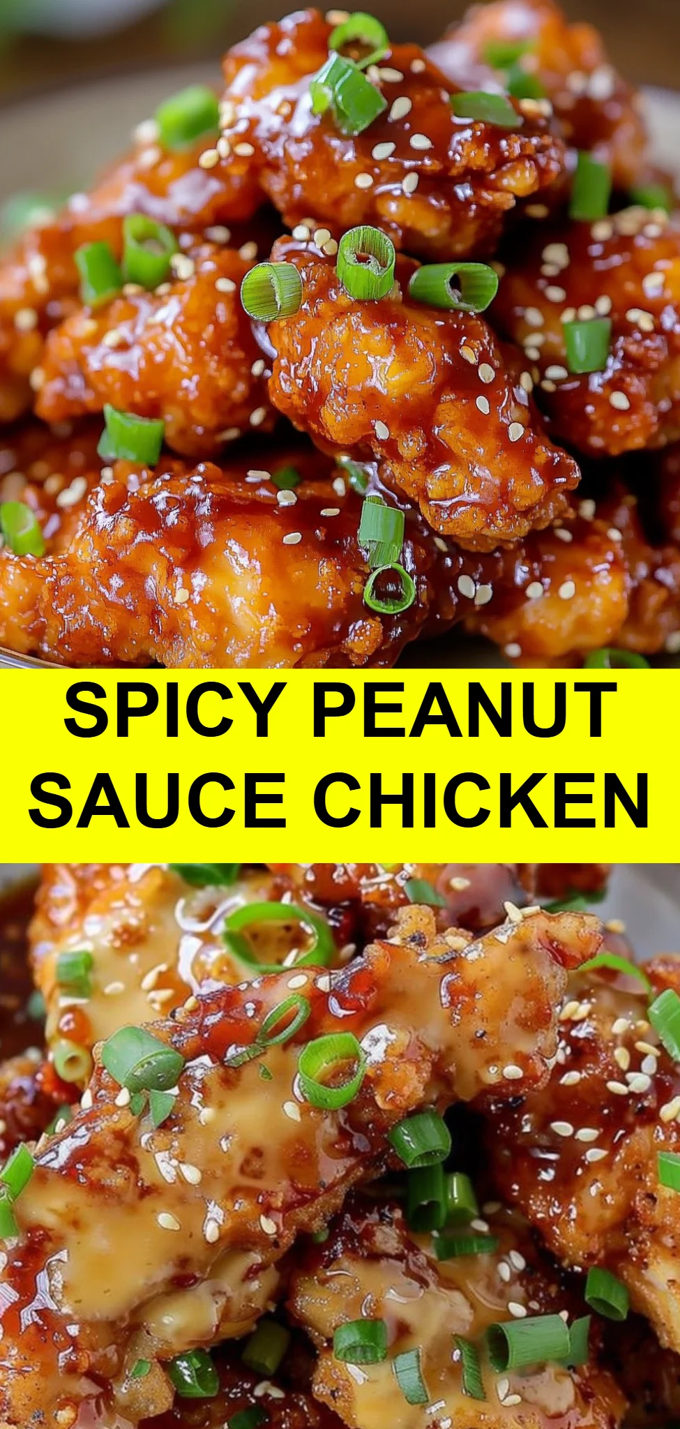 Spicy Peanut Sauce Chicken