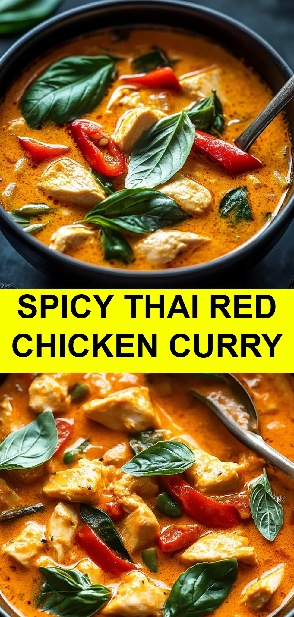 Spicy Thai Red Chicken Curry