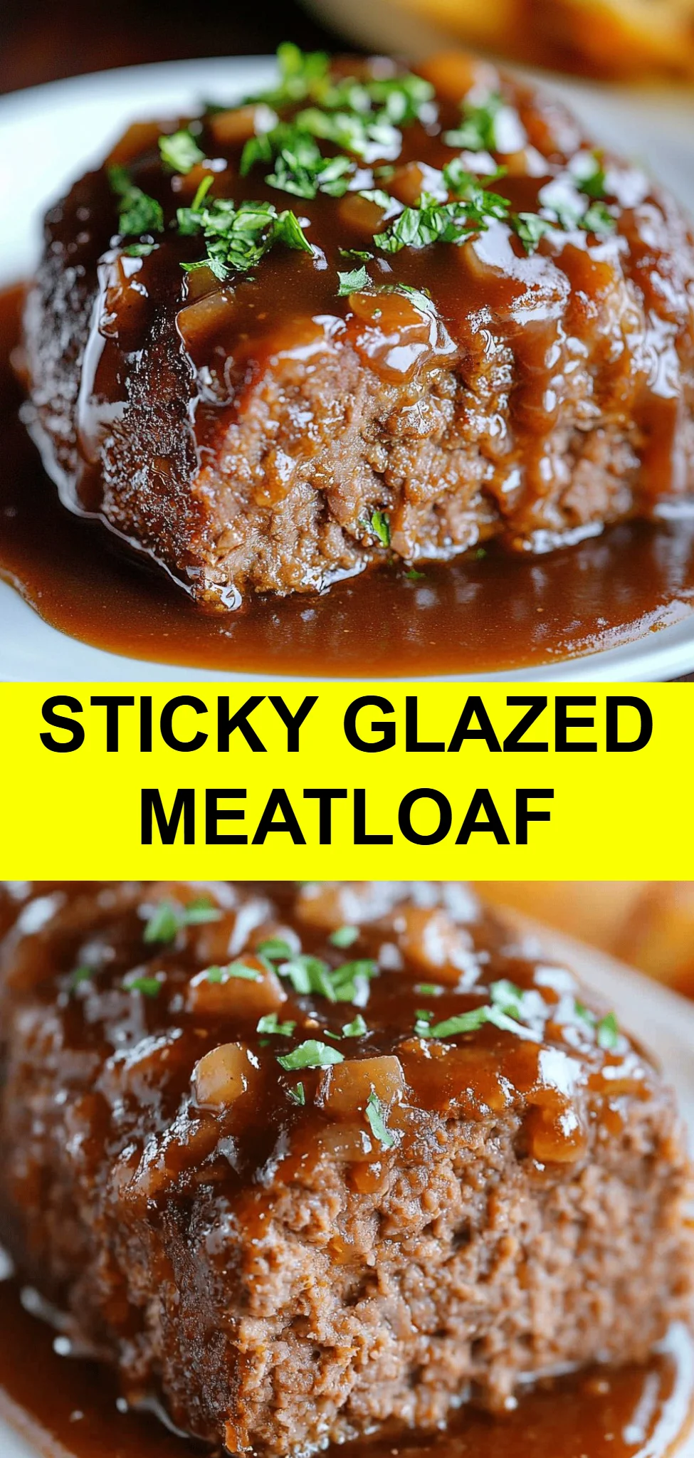 Sticky Glazed Meatloaf