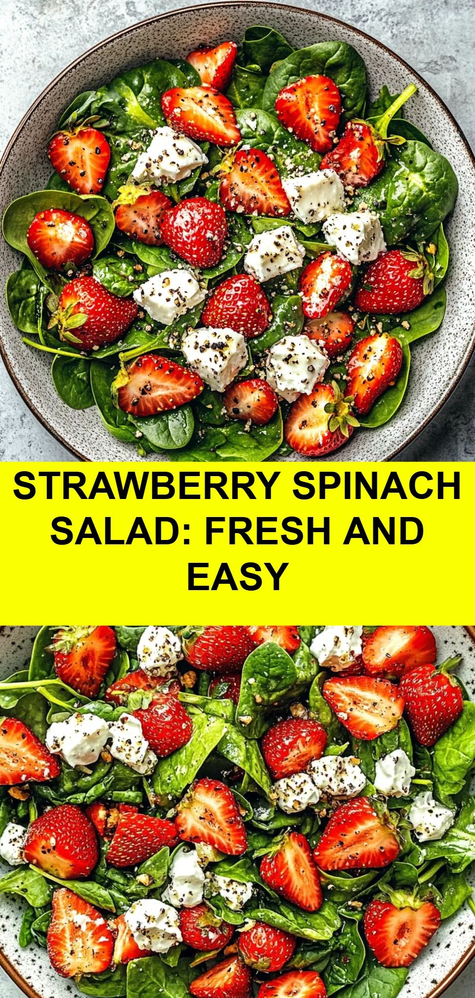 Strawberry Spinach Salad: Fresh and Easy