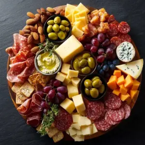Colorful assortment of joyful appetizers for stress-free entertaining
