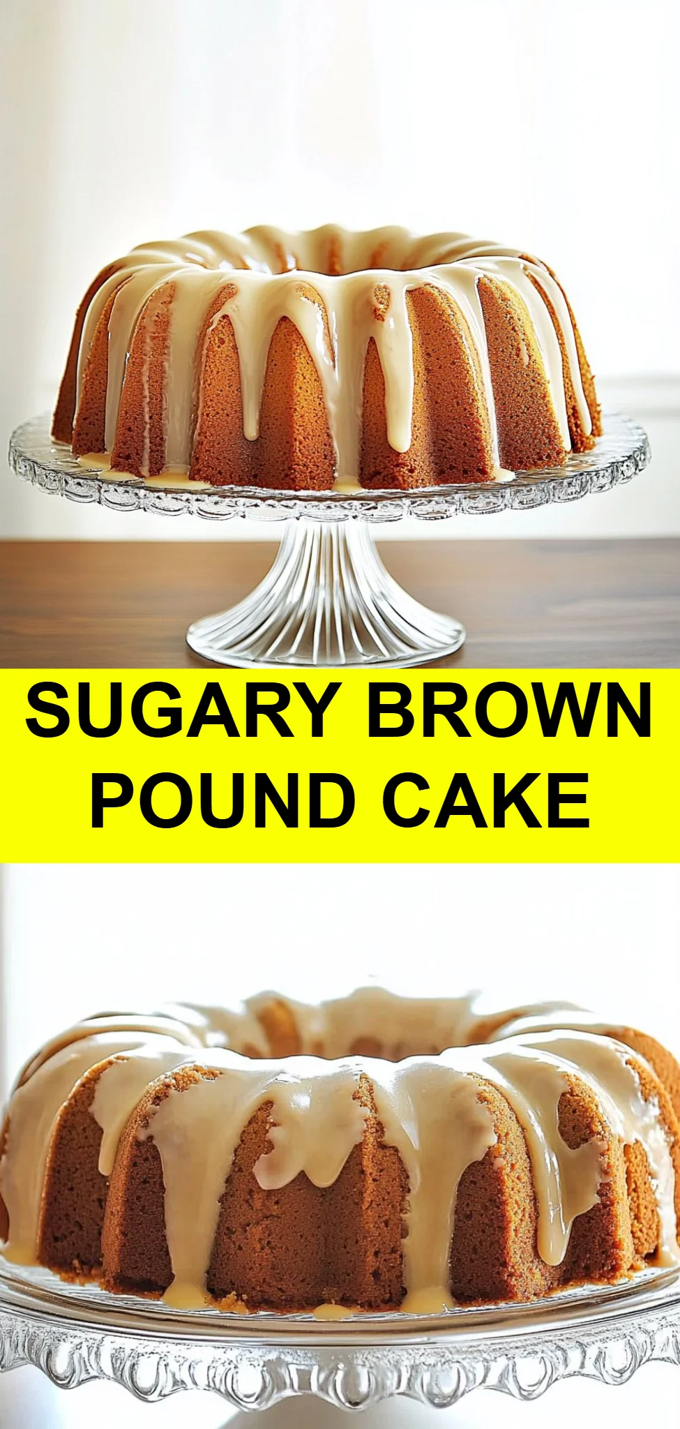 Sugary Brown Pound Cake