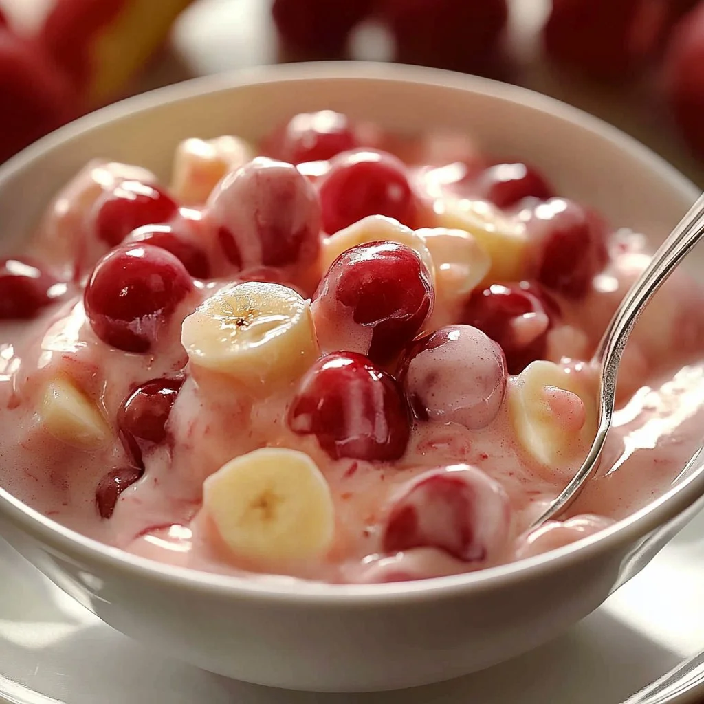 Bowl of utterly irresistible fruit salad with vibrant fruits