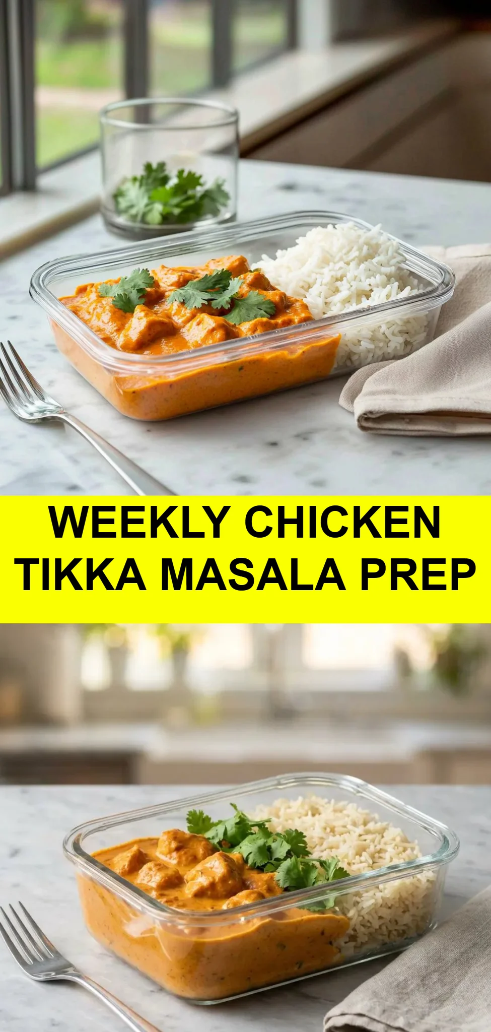 Weekly Chicken Tikka Masala Prep