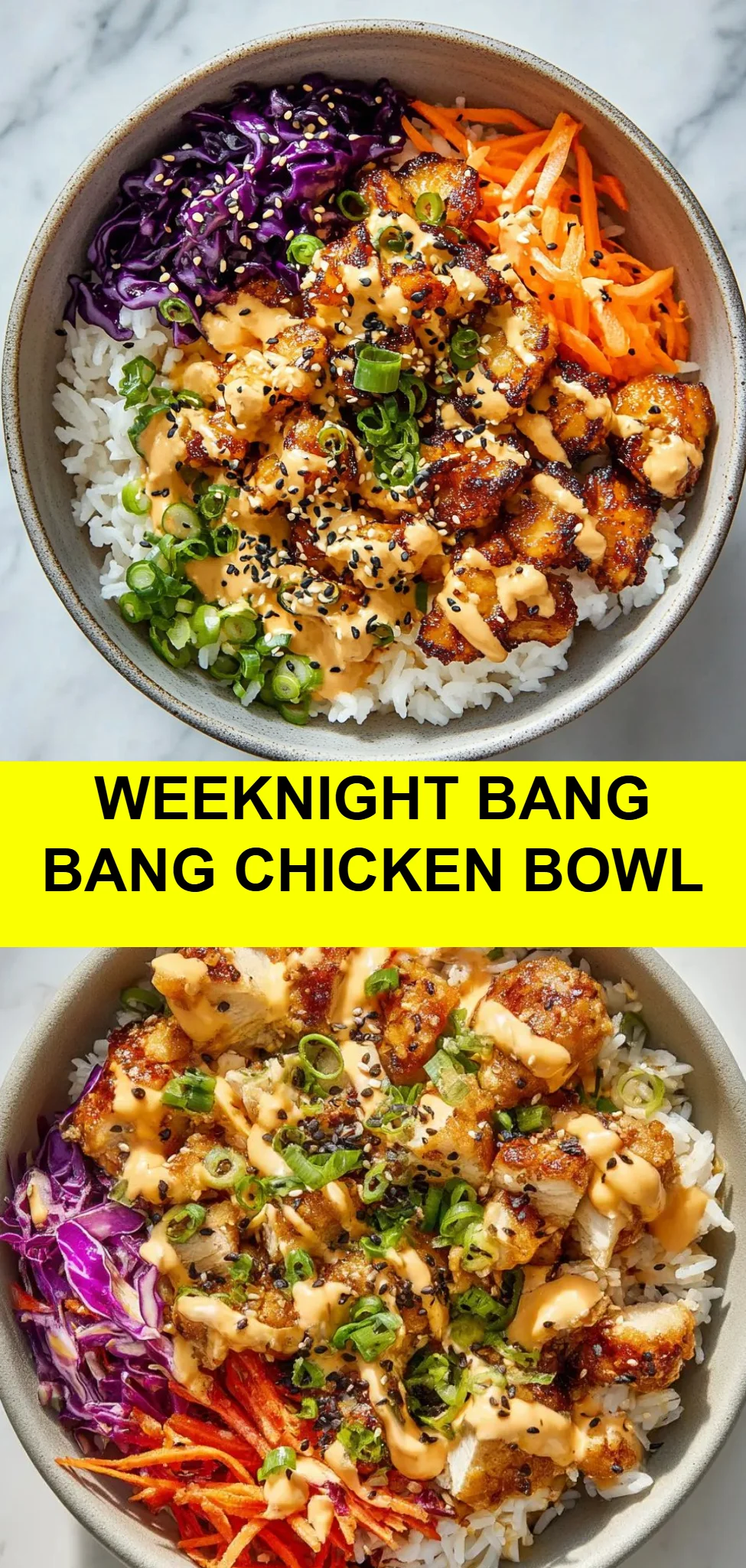 Weeknight Bang Bang Chicken Bowl