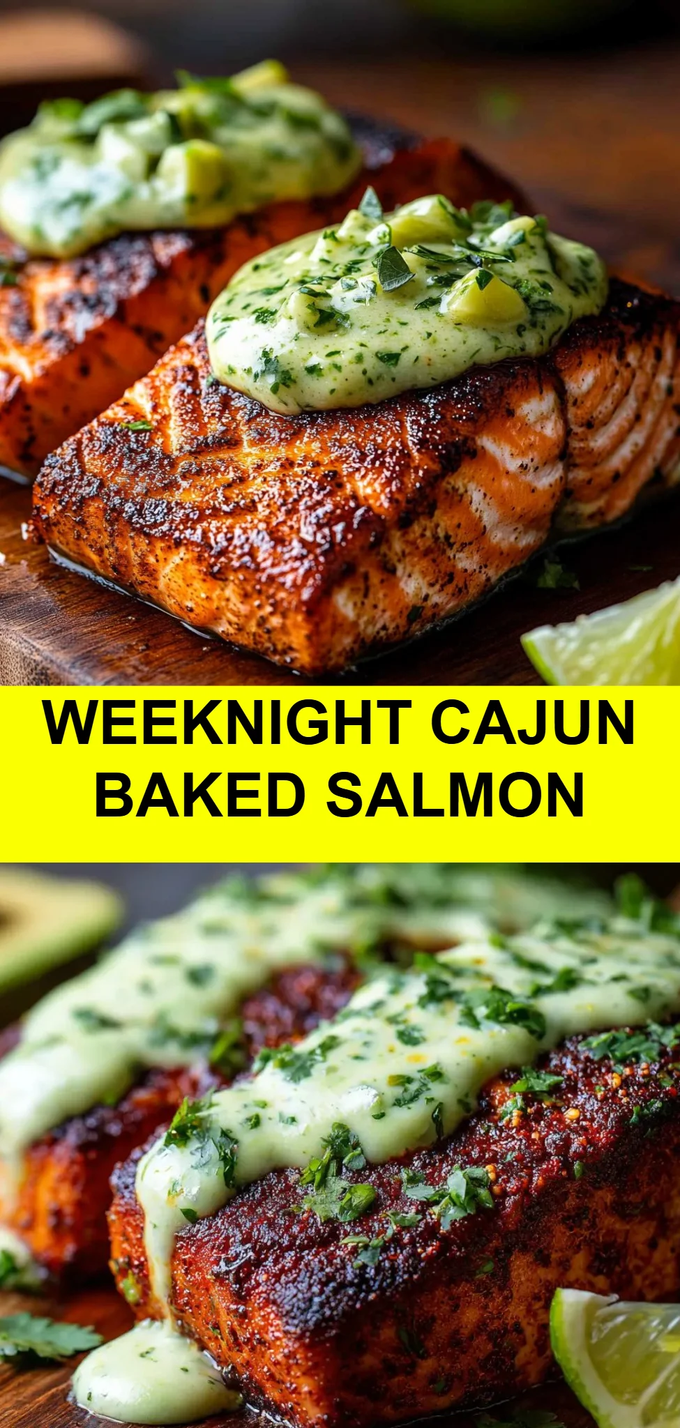 Weeknight Cajun Baked Salmon