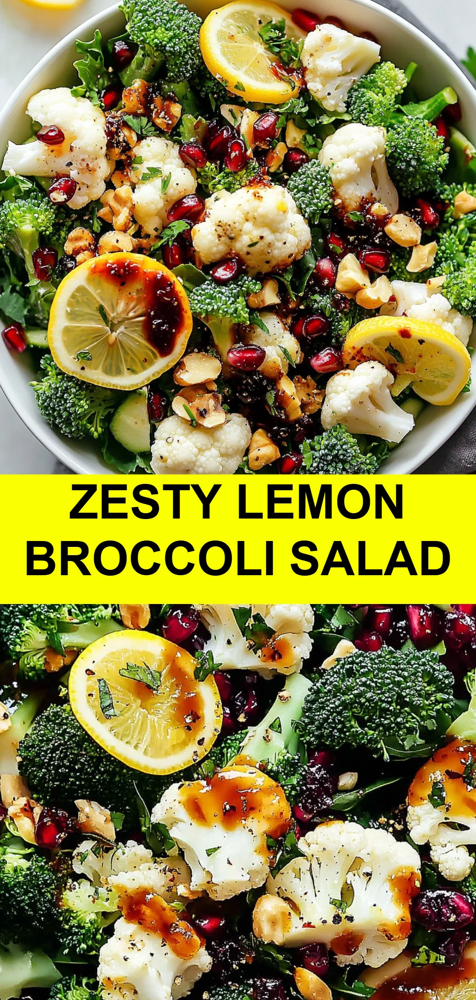 Zesty Lemon Broccoli Salad