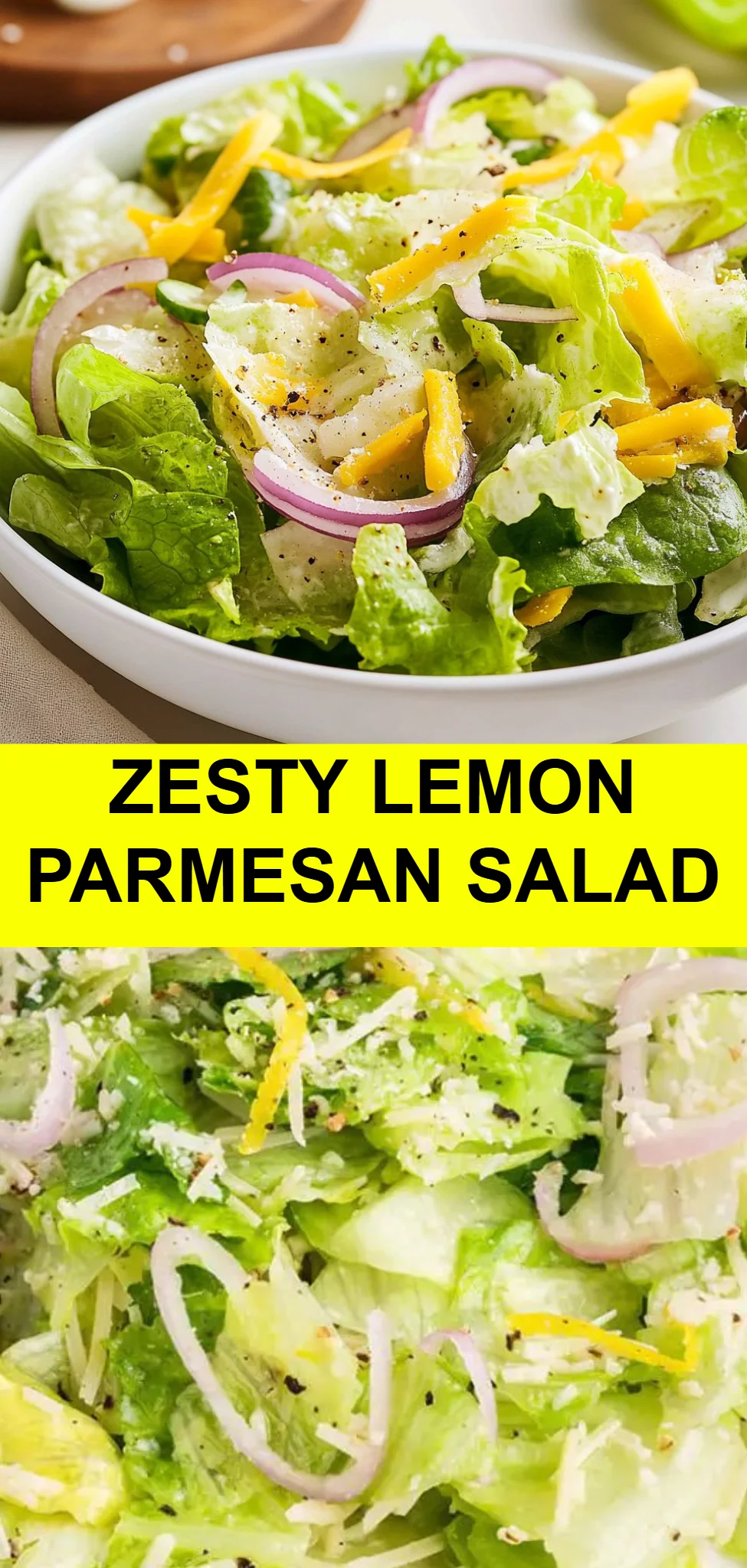 Zesty Lemon Parmesan Salad